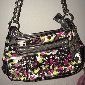 Yak Pak Small Splatter Painted Purse